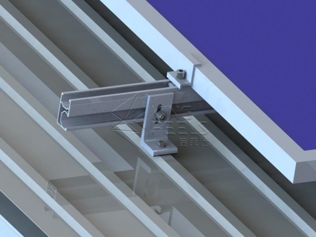 Solarpanel-Dachträgermontage