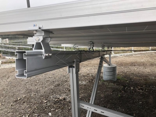 Aluminium-Bodenhalterung