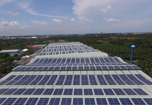 PV Montagesysteme Dachpaneel Installation Thailand 2MW
