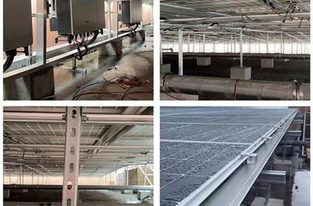 Kombinierte BIPV-Struktur aus Stahl und Aluminium fertiggestellt
